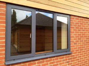 Ламинированное огнестойкое окно / серия FRM977